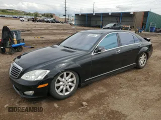 2008 Mercedes-Benz S 550 z VIN WDDNG86X38A214268, wystawiony jako Copart lot #56049625 z przebiegiem 99 301 mil mil oraz Szkoda całkowita • Salvage title. Historia ofert i sprzedaży dostępna na DreamBid. Obrazek 1.