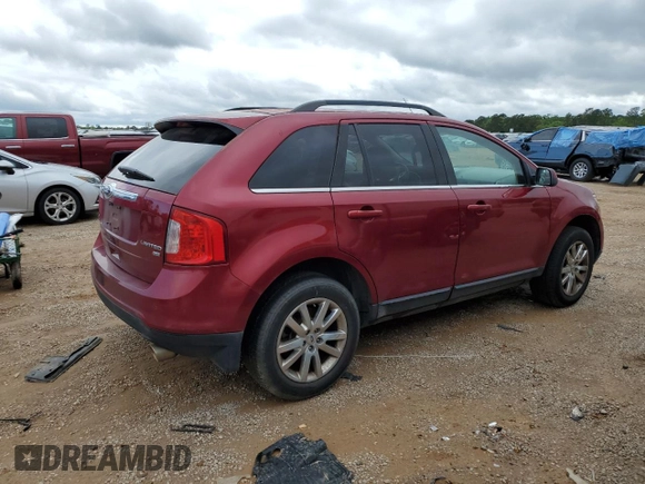 2013 Ford Edge Limited with VIN 2FMDK4KC5DBA01560, listed as a Copart auction lot 51997755 with 195,868 mi miles and Clean Title. Bid and sale history available at carsss.com. Image 3.