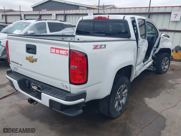 2018 Chevrolet Colorado 2WD Z71 with VIN 1GCGSDENXJ1275813, listed as a IAAI auction lot 41773753 with 38,148 mi miles. Bid and sale history available at carsss.com. Image 4.