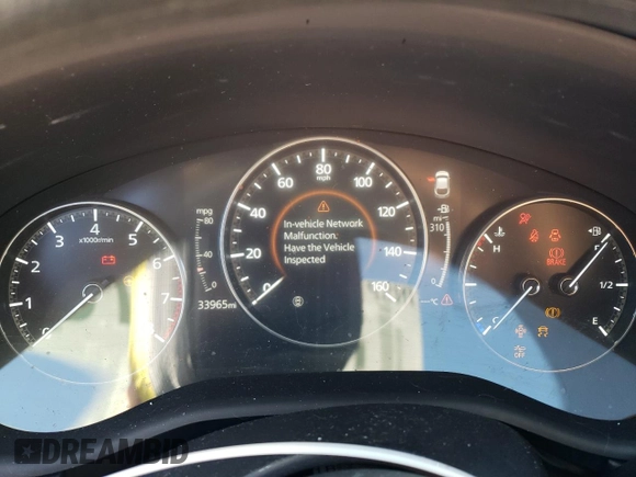 2021 Mazda CX-30 S with VIN 3MVDMAAL6MM212732, listed as a Copart auction lot 54178675 with 33,965 mi miles and Salvage Title. Bid and sale history available at DreamBid. Image 9.