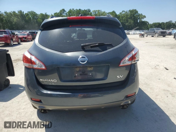 2011 Nissan Murano LE with VIN JN8AZ1MU8BW062571, listed as a Copart auction lot 52699275 with 121,016 mi miles and Salvage Title. Bid and sale history available at carsss.com. Image 6.