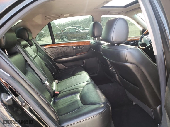 2003 Lexus LS 430 with VIN JTHBN30F630101465, listed as a Copart auction lot 48354835 with 154,428 mi miles and Clean Title. Bid and sale history available at carsss.com. Image 10.