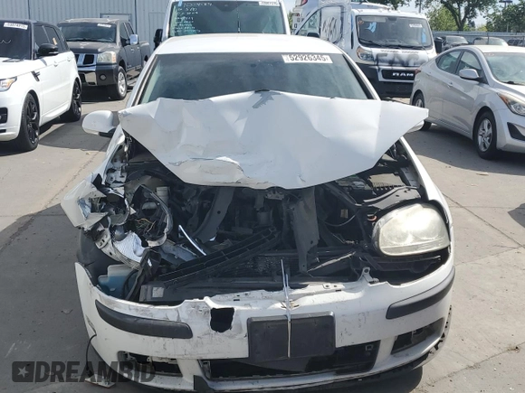 2009 Volkswagen Rabbit S with VIN WVWAB71K99W143367, listed as a Copart auction lot 52926345 with 175,584 mi miles and Salvage title. Bid and sale history available at DreamBid. Image 5.