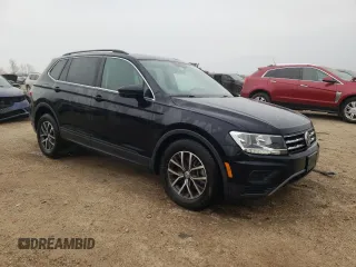 2019 Volkswagen Tiguan SE with VIN 3VV2B7AX2KM201195, listed as a Copart auction lot 52821335 with 72,382 mi miles and Salvage Title. Bid and sale history available at DreamBid. Image 4.
