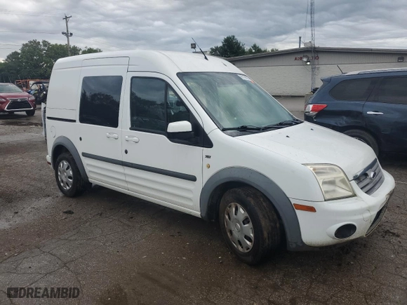 2012 Ford Transit Connect Wagon XLT with VIN NM0KS9BN9CT124462, listed as a Copart auction lot 65176614 with 0 mi miles and Salvage Title. Bid and sale history available at carsss.com. Image 4.