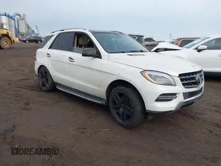 2013 Mercedes-Benz M ML 350 with VIN 4JGDA5HB8DA245982, listed as a IAAI auction lot 41326668 with 112,992 mi miles. Bid and sale history available at carsss.com. Image 1.