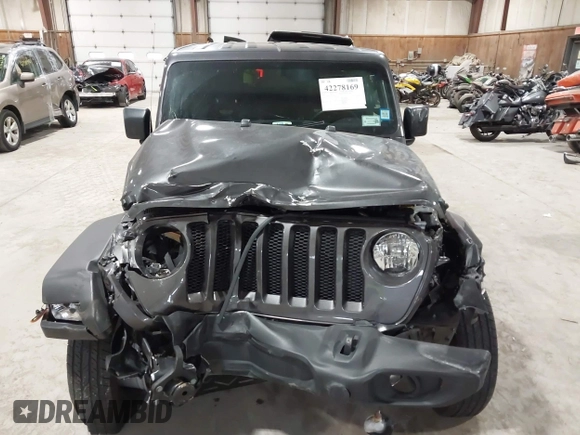 2021 Jeep Wrangler Unlimited Sport S с VIN 1C4HJXDN2MW701625, выставлен на аукционе IAAI как лот 42278169 с пробегом 11 229 миль миль и . История ставок и продаж доступна на DreamBid. Изображение 6.