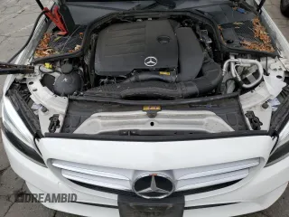 2019 Mercedes-Benz C 300 with VIN WDDWF8DBXKR458622, listed as a Copart auction lot 49896715 with 77,711 mi miles and Salvage Title. Bid and sale history available at DreamBid. Image 11.