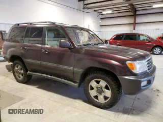 2004 Toyota Land Cruiser with VIN JTEHT05J242066938, listed as a Copart auction lot 88685065 with 307,578 mi miles and Salvage Title. Bid and sale history available at carsss.com. Image 4.