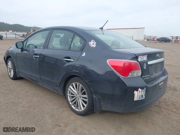 2012 Subaru Impreza Sedan 2.0i Limited with VIN JF1GJAH6XCH016213, listed as a IAAI auction lot 42009284 with 58,280 mi miles. Bid and sale history available at carsss.com. Image 3.