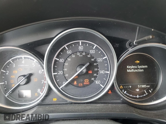 2018 Mazda CX-5 Touring z VIN JM3KFBCM2J0379190, wystawiony jako Copart lot #59233075 z przebiegiem 51 985 mil mil oraz Szkoda całkowita • Salvage title. Historia ofert i sprzedaży dostępna na DreamBid. Obrazek 9.
