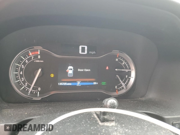 2017 Honda Ridgeline RTL with VIN 5FPYK3F51HB012972, listed as a Copart auction lot 58789565 with 135,725 mi miles and Salvage title. Bid and sale history available at DreamBid. Image 9.