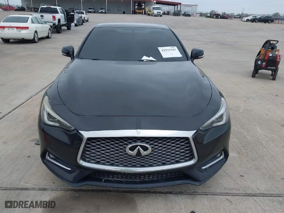 2018 Infiniti Q60 3.0t LUXE with VIN JN1EV7EK7JM342648, listed as a IAAI auction lot 41931943 with 102,290 mi miles. Bid and sale history available at carsss.com. Image 6.