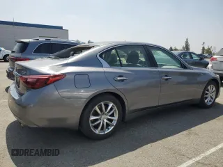 2018 Infiniti Q50 Luxe with VIN JN1EV7AP6JM364691, listed as a Copart auction lot 61680685 with 103,370 mi miles and Salvage title. Bid and sale history available at DreamBid. Image 3.