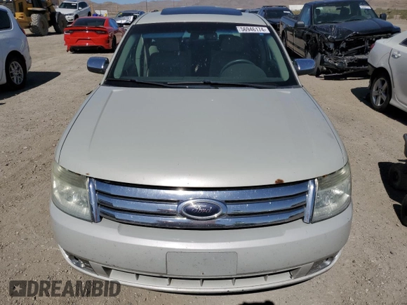 2008 Ford Taurus Limited with VIN 1FAHP25W68G100894, listed as a Copart auction lot 56946174 with 0 mi miles and Salvage Title. Bid and sale history available at carsss.com. Image 5.