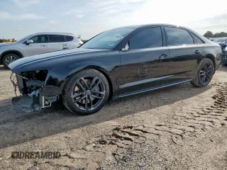 2017 Audi A8 with VIN WAU44AFD6HN005883, listed as a Copart auction lot 60808845 with 96,781 mi miles and Salvage title. Bid and sale history available at DreamBid. Image 1.