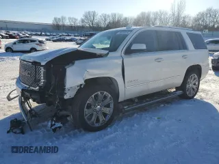 2016 GMC Yukon Denali with VIN 1GKS2CKJ4GR240849, listed as a Copart auction lot 46348875 with 105,914 mi miles and Clean Title. Bid and sale history available at carsss.com. Image 1.