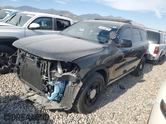 2023 Dodge Durango Pursuit with VIN 1C4RDJFG8PC605155, listed as a Copart auction lot 50243075 with 25,883 mi miles and Salvage title. Bid and sale history available at DreamBid. Image 1.