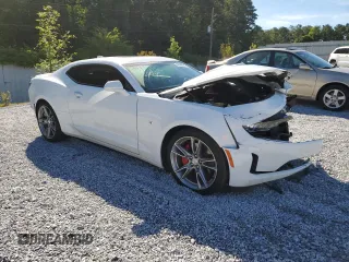 2022 Chevrolet Camaro 2LT with VIN 1G1FD1RS3N0129150, listed as a Copart auction lot 58448974 with 25,938 mi miles and Salvage Title. Bid and sale history available at carsss.com. Image 4.