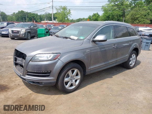 2013 Audi Q7 Premium Plus with VIN WA1LGAFE5DD014132, listed as a IAAI auction lot 42458839 with 135,687 mi miles and . Bid and sale history available at DreamBid. Image 2.