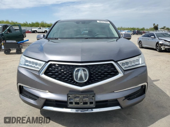 2017 Acura MDX with VIN 5FRYD4H34HB026772, listed as a Copart auction lot 48757445 with 123,515 mi miles and Salvage Title. Bid and sale history available at carsss.com. Image 5.