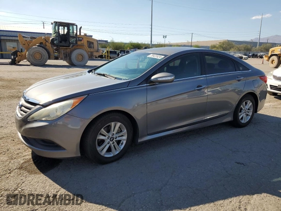 2014 Hyundai Sonata GLS with VIN 5NPEB4AC3EH924605, listed as a Copart auction lot 70422424 with 142,969 mi miles and Salvage Title. Bid and sale history available at carsss.com. Image 1.