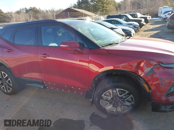 2023 Chevrolet Blazer RS with VIN 3GNKBKRS3PS220035, listed as a IAAI auction lot 41335553 with 21,739 mi miles and . Bid and sale history available at DreamBid. Image 13.