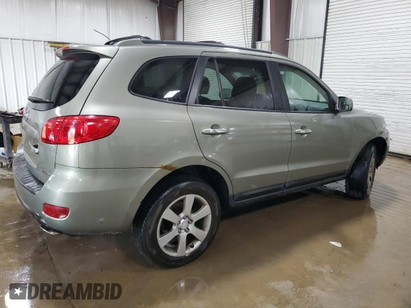 2007 Hyundai Santa Fe SE with VIN 5NMSH73E37H031738, listed as a Copart auction lot 55100575 with 187,435 mi miles and Salvage title. Bid and sale history available at DreamBid. Image 3.