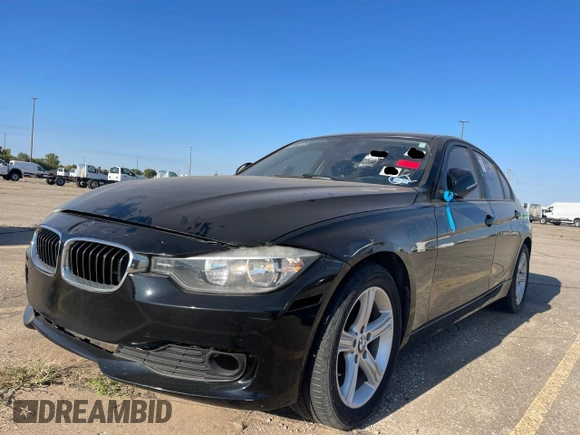 2015 BMW 3 Series 320i with VIN WBA3B1C5XFP681351, listed as a Copart auction lot 54109605 with 53,948 mi miles and Clean Title. Bid and sale history available at carsss.com. Image 2.