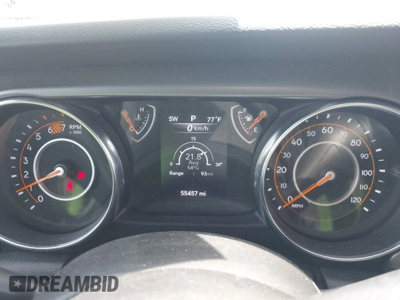 2021 Jeep Wrangler Unlimited Willys с VIN 1C4HJXDNXMW815548, выставлен на аукционе IAAI как лот 42226665 с пробегом 55 457 миль миль и . История ставок и продаж доступна на DreamBid. Изображение 7.