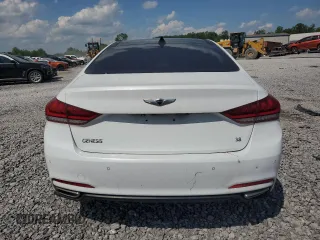 2015 Hyundai Genesis 3.8L with VIN KMHGN4JE0FU020957, listed as a Copart auction lot 54732945 with 121,884 mi miles and Salvage Title. Bid and sale history available at carsss.com. Image 6.