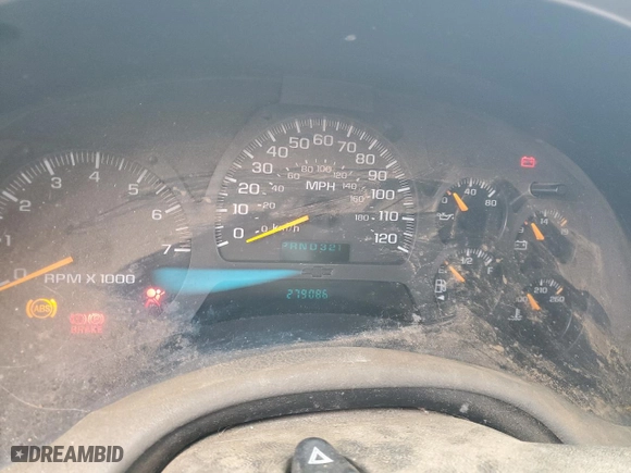 2003 Chevrolet TrailBlazer LS with VIN 1GNDS13S832100751, listed as a Copart auction lot 45645995 with 279,086 mi miles and Salvage Title. Bid and sale history available at carsss.com. Image 9.