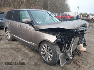 2015 Land Rover Range Rover HSE z VIN SALGS2VF4FA220237, wystawiony jako IAAI lot #41087301 z przebiegiem 110 309 mil mil oraz . Historia ofert i sprzedaży dostępna na DreamBid. Obrazek 1.