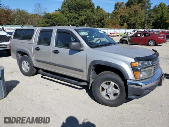 2008 GMC Canyon SLE1 with VIN 1GTDT33E488216285, listed as a Copart auction lot 76516914 with 136,435 mi miles and Salvage Title. Bid and sale history available at carsss.com. Image 4.