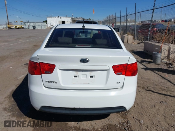 2010 Kia Forte EX with VIN KNAFU4A21A5056097, listed as a IAAI auction lot 41723648 with 40,588 mi miles. Bid and sale history available at carsss.com. Image 17.