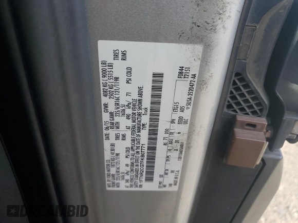 2015 Ford Transit with VIN 1FTNR2CG7FKB07771, listed as a Copart auction lot 44991525 with 200,855 mi miles and Clean Title. Bid and sale history available at DreamBid. Image 13.