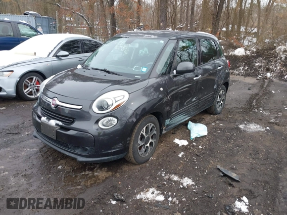 2014 FIAT 500L Easy with VIN ZFBCFABH2EZ019708, listed as a IAAI auction lot 41562710 with 150,840 mi miles and . Bid and sale history available at DreamBid. Image 2.