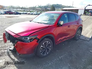 2023 Mazda CX-5 2.5 S Premium Plus Package with VIN JM3KFBEMXP0229561, listed as a IAAI auction lot 41967266 with 9,244 mi miles. Bid and sale history available at carsss.com. Image 2.