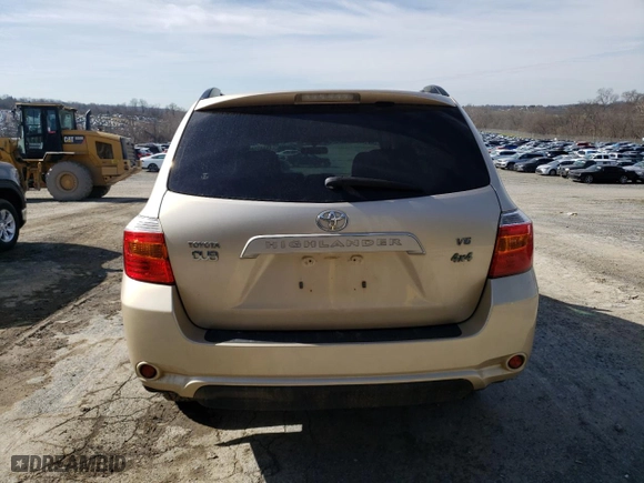 2009 Toyota Highlander with VIN JTEDS41A292087472, listed as a Copart auction lot 49461545 with 224,733 mi miles and Salvage Title. Bid and sale history available at carsss.com. Image 6.
