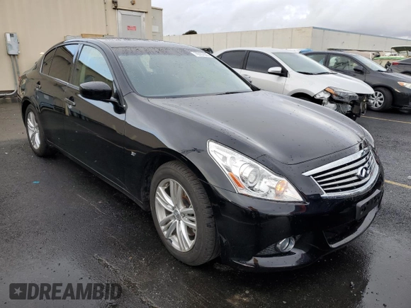 2015 Infiniti Q40 with VIN JN1CV6AP7FM500156, listed as a Copart auction lot 79787603 with Not Provided miles and Salvage Title. Bid and sale history available at DreamBid. Image 4.