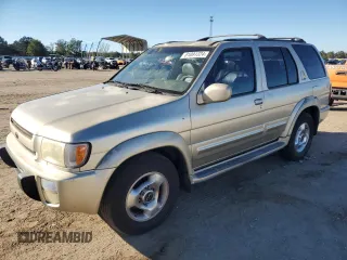 2000 Infiniti QX4 with VIN JNRAR07Y4YW085424, listed as a Copart auction lot 81091324 with 202,157 mi miles and Salvage Title. Bid and sale history available at DreamBid. Image 1.