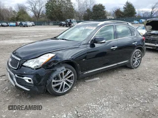 2017 Infiniti QX50 z VIN JN1BJ0RRXHM404924, wystawiony jako Copart lot #49245745 z przebiegiem 77 149 mil mil oraz Szkoda całkowita • Salvage title. Historia ofert i sprzedaży dostępna na DreamBid. Obrazek 1.