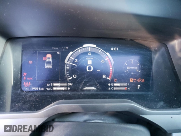 2023 Toyota Tundra Platinum with VIN 5TFNA5DB3PX084778, listed as a Copart auction lot 87190314 with 19,051 mi miles and Salvage title. Bid and sale history available at DreamBid. Image 9.