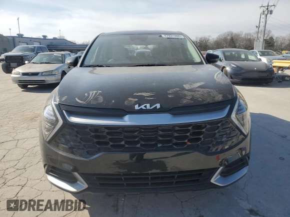 2025 Kia Sportage EX with VIN 5XYK33DF4SG283127, listed as a Copart auction lot 47831405 with 2,253 mi miles and Salvage Title. Bid and sale history available at carsss.com. Image 5.