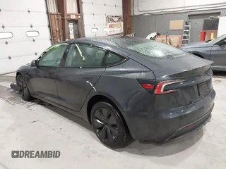 2025 Tesla Model 3 Long Range with VIN 5YJ3E1EB4SF913766, listed as a IAAI auction lot 41975164 with 3,099 mi miles and . Bid and sale history available at DreamBid. Image 3.