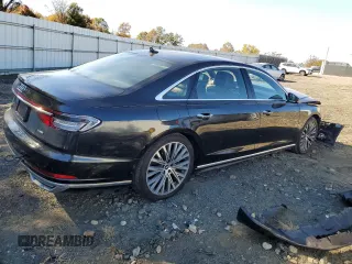 2021 Audi A8 with VIN WAU8DAF82MN022503, listed as a Copart auction lot 76598934 with 60,631 mi miles and Salvage Title. Bid and sale history available at carsss.com. Image 3.