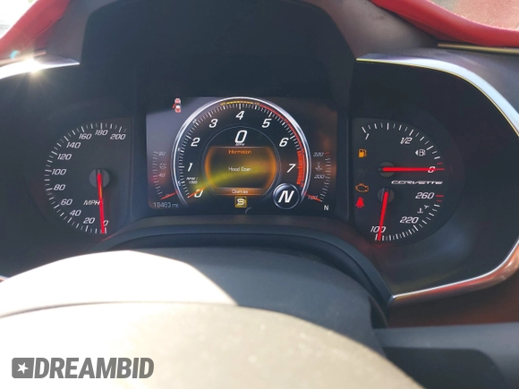 2019 Chevrolet Corvette Grand Sport 2LT z VIN 1G1YY2D72K5100324, wystawiony jako IAAI lot #41603069 z przebiegiem 19 463 mil mil oraz . Historia ofert i sprzedaży dostępna na DreamBid. Obrazek 16.