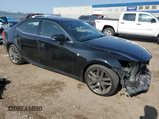 2019 Lexus IS 300 with VIN JTHC81D25K5035421, listed as a Copart auction lot 59076775 with 45,431 mi miles and Salvage title. Bid and sale history available at DreamBid. Image 4.
