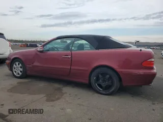 2001 Mercedes-Benz CLK 320 with VIN WDBLK65G41T073354, listed as a Copart auction lot 46862764 with 117,290 mi miles and Non Repairable. Bid and sale history available at DreamBid. Image 2.
