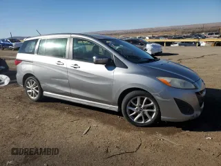 2014 Mazda 5 Touring with VIN JM1CW2CL0E0169665, listed as a Copart auction lot 80062594 with Not Provided miles and Salvage Title. Bid and sale history available at carsss.com. Image 4.